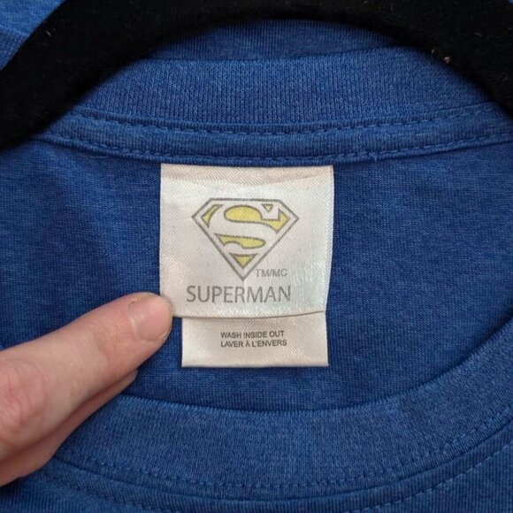 (2/$20) Blue Superman Graphic Tee - Picture 3 of 4